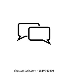 chat icon vector template illustration