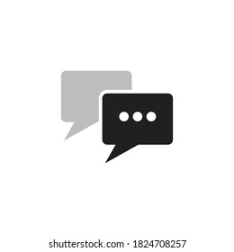 ilustración del vector de icono de chat