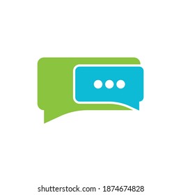 chat icon vector template illustration