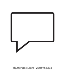 chat icon vector template illustration logo design