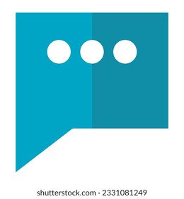 Transparente de vectores de iconos de chat HD
