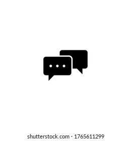 Chat Icon Vector in Trendy Style. Illustration des Nachrichtensymboles