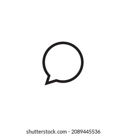 icono de chat vector.message icon.bubble icon.