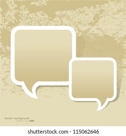 Chat Icon Vintage, vector