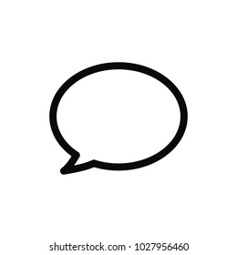 Chat icon. Voice speech bubble vector icon. Messages icon. Communicate symbol. Dialogue of people