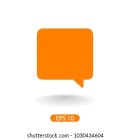 Chat icon. Voice speech bubble vector icon. Messages icon. Communicate symbol. Dialogue of people