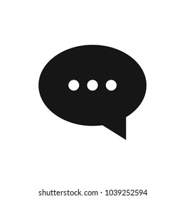 Chat icon. Voice speech bubble vector icon. Messages icon. Communicate symbol. Dialogue of people