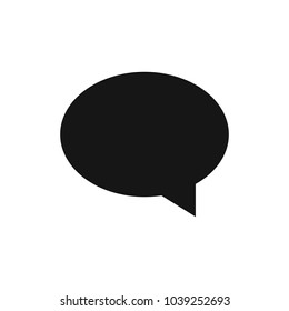 Chat icon. Voice speech bubble vector icon. Messages icon. Communicate symbol. Dialogue of people