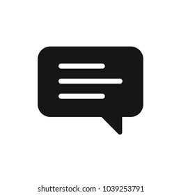 Chat icon. Voice speech bubble vector icon. Messages icon. Communicate symbol. Dialogue of people