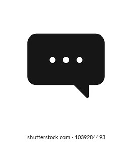 Chat icon. Voice speech bubble vector icon. Messages icon. Communicate symbol. Dialogue of people