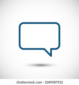 Chat icon. Voice speech bubble vector icon. Messages icon. Communicate symbol. Dialogue of people