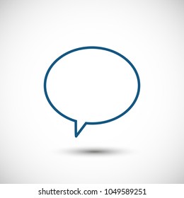 Chat icon. Voice speech bubble vector icon. Messages icon. Communicate symbol. Dialogue of people