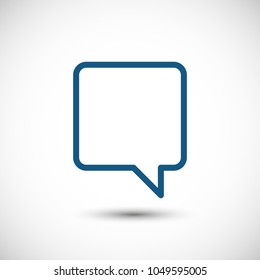 Chat icon. Voice speech bubble vector icon. Messages icon. Communicate symbol. Dialogue of people