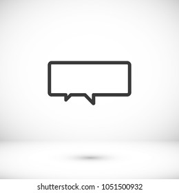 Chat icon. Voice speech bubble vector icon. Messages icon. Communicate symbol. Dialogue of people
