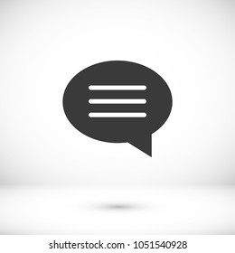 Chat icon. Voice speech bubble vector icon. Messages icon. Communicate symbol. Dialogue of people