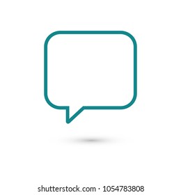 Chat icon. Voice speech bubble vector icon. Messages icon. Communicate symbol. Dialogue of people