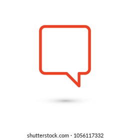 Chat icon. Voice speech bubble vector icon. Messages icon. Communicate symbol. Dialogue of people