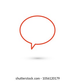 Chat icon. Voice speech bubble vector icon. Messages icon. Communicate symbol. Dialogue of people