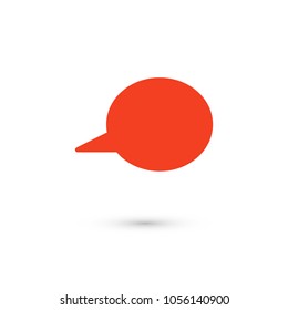 Chat icon. Voice speech bubble vector icon. Messages icon. Communicate symbol. Dialogue of people