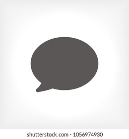 Chat icon. Voice speech bubble vector icon. Messages icon. Communicate symbol. Dialogue of people