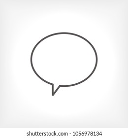 Chat icon. Voice speech bubble vector icon. Messages icon. Communicate symbol. Dialogue of people