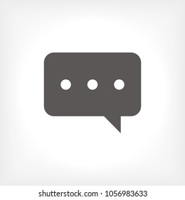 Chat icon. Voice speech bubble vector icon. Messages icon. Communicate symbol. Dialogue of people