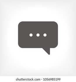 Chat icon. Voice speech bubble vector icon. Messages icon. Communicate symbol. Dialogue of people