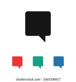 Chat icon. Voice speech bubble vector icon. Messages icon. Communicate symbol. Dialogue of people