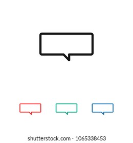 Chat icon. Voice speech bubble vector icon. Messages icon. Communicate symbol. Dialogue of people