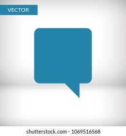 Chat icon. Voice speech bubble vector icon. Messages icon. Communicate symbol. Dialogue of people
