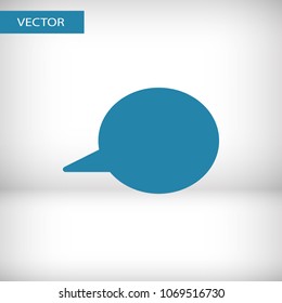 Chat icon. Voice speech bubble vector icon. Messages icon. Communicate symbol. Dialogue of people