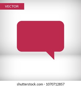 Chat icon. Voice speech bubble vector icon. Messages icon. Communicate symbol. Dialogue of people