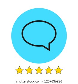 Chat icon. Voice speech bubble vector icon. Messages icon. Communicate symbol. Dialogue of people