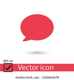 Chat icon. Voice speech bubble vector icon. Messages icon. Communicate symbol. Dialogue of people