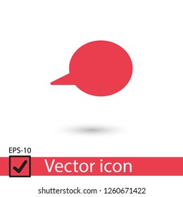 Chat icon. Voice speech bubble vector icon. Messages icon. Communicate symbol. Dialogue of people