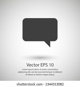 Chat icon. Voice speech bubble vector icon. Messages icon. Communicate symbol. Dialogue of people