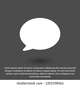Chat icon. Voice speech bubble vector icon. Messages icon. Communicate symbol. Dialogue of people