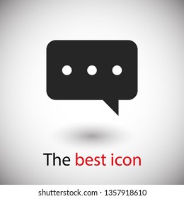 Chat icon. Voice speech bubble vector icon. Messages icon. Communicate symbol. Dialogue of people