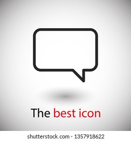 Chat icon. Voice speech bubble vector icon. Messages icon. Communicate symbol. Dialogue of people