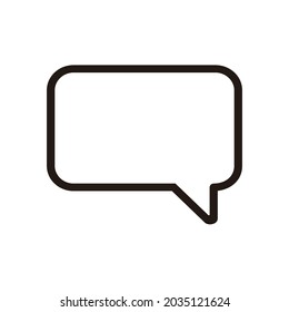 Icono de conversación. Icono vector de burbuja de voz. Icono de mensajes. Comunicar símbolo. Diálogo de personas