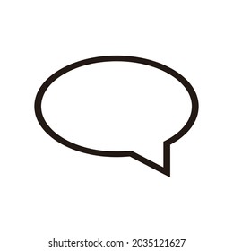 Chat icon. Voice speech bubble vector icon. Messages icon. Communicate symbol. Dialogue of people