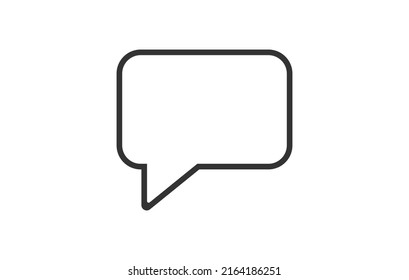 Chat icon. Voice speech bubble vector icon. Messages icon. Communicate symbol.
