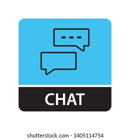 Chat icon for web and mobile