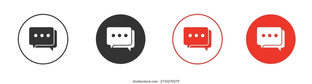 Icono de chat. diseño de Vector de Web