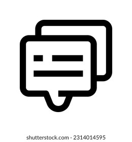 icono de chat para tu sitio web, móvil, presentación y diseño de logotipo.