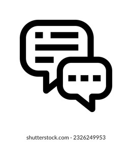 chat icon for your website, mobile, presentation, and logo design.