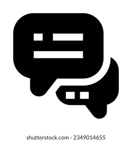 icono de chat para tu sitio web, móvil, presentación y diseño de logotipo.