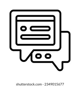 chat icon for your website, mobile, presentation, and logo design.