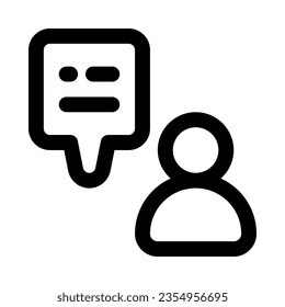 chat icon for your website, mobile, presentation, and logo design.