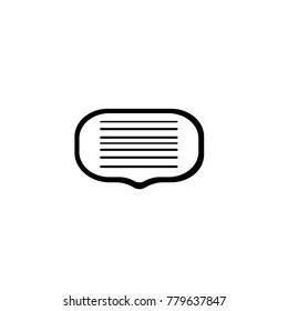 chat icon.black design icon